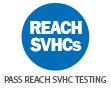 PASS REACH SVHC TESTING PASS REACH SVHC TESTING